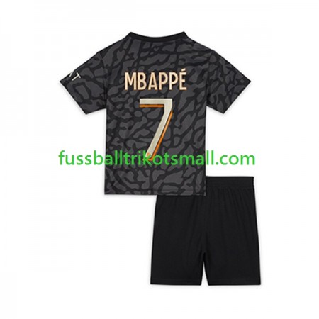 Fußballtrikots Paris Saint-Germain Kylian Mbappé 7 Kinder 2023-2024 Kurzarm 3rd trikot kaufen